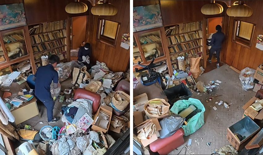 一軒家 残置物撤去／費用15万円