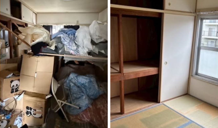 ワンルーム 残置物撤去／費用、8万円